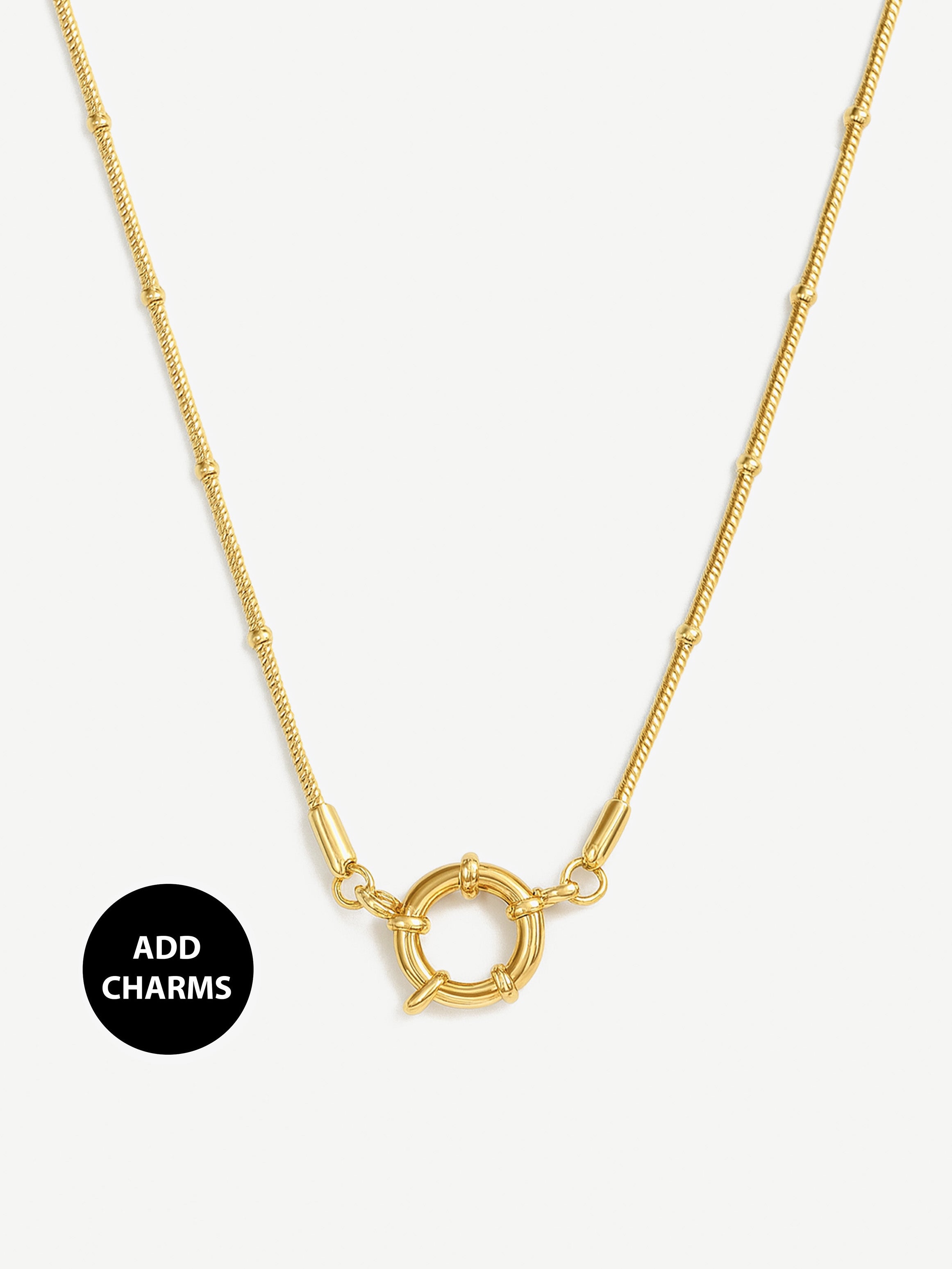 Satellite Chain Necklace For Charms