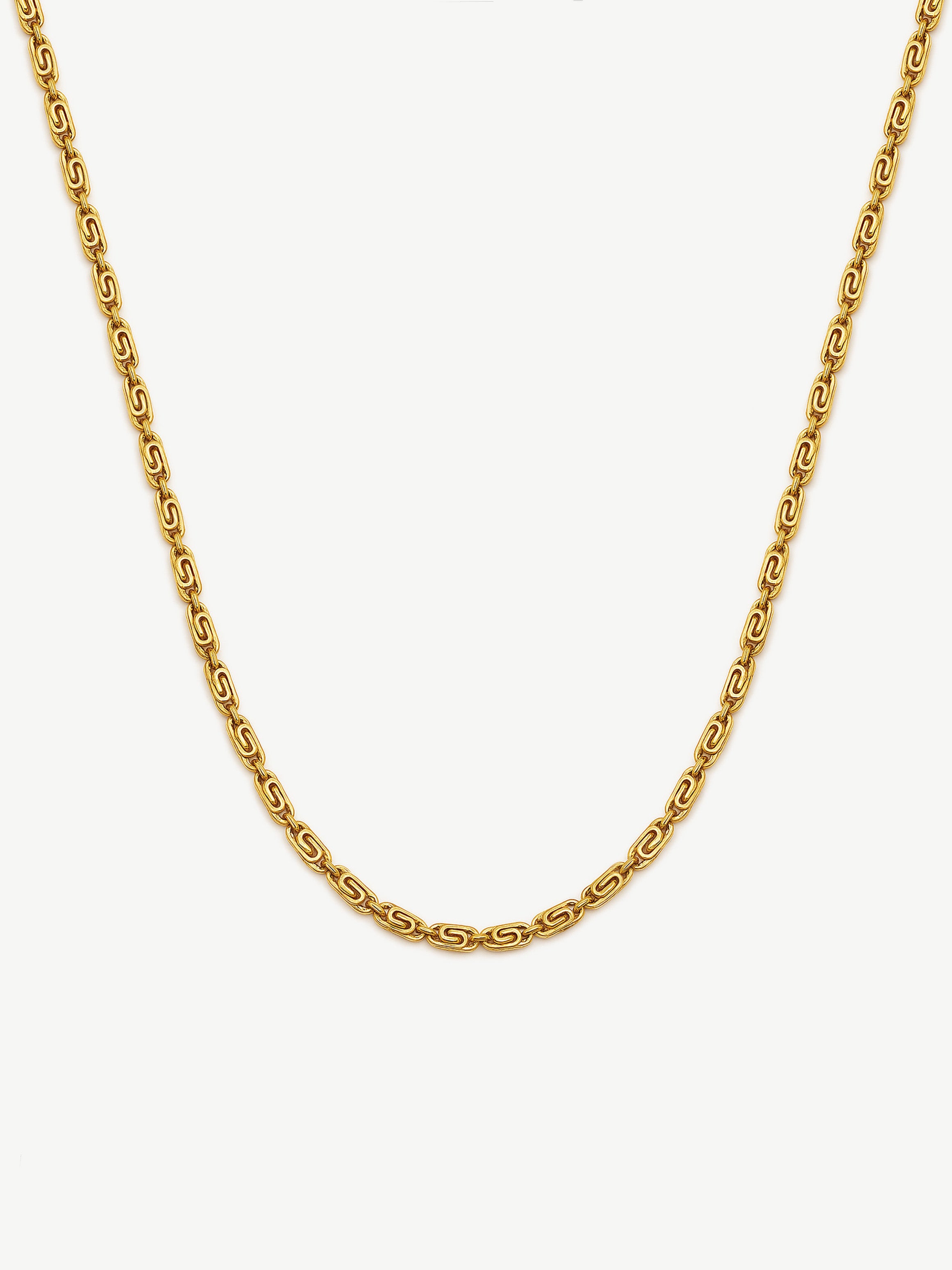 Dainty Swirl Chain Necklace - Unisex