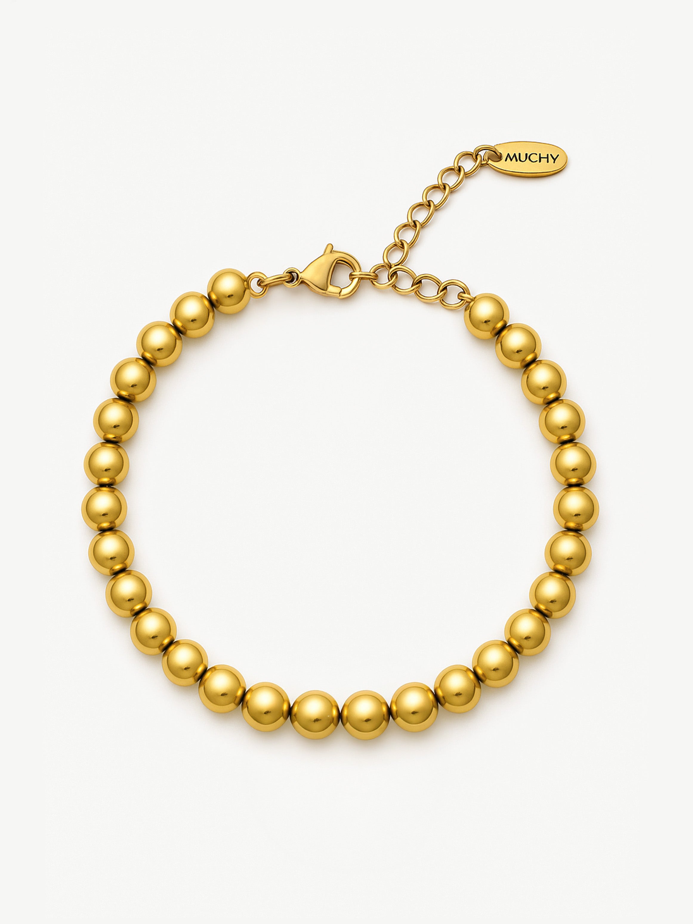 Charm Bracelet With Sphere Chain