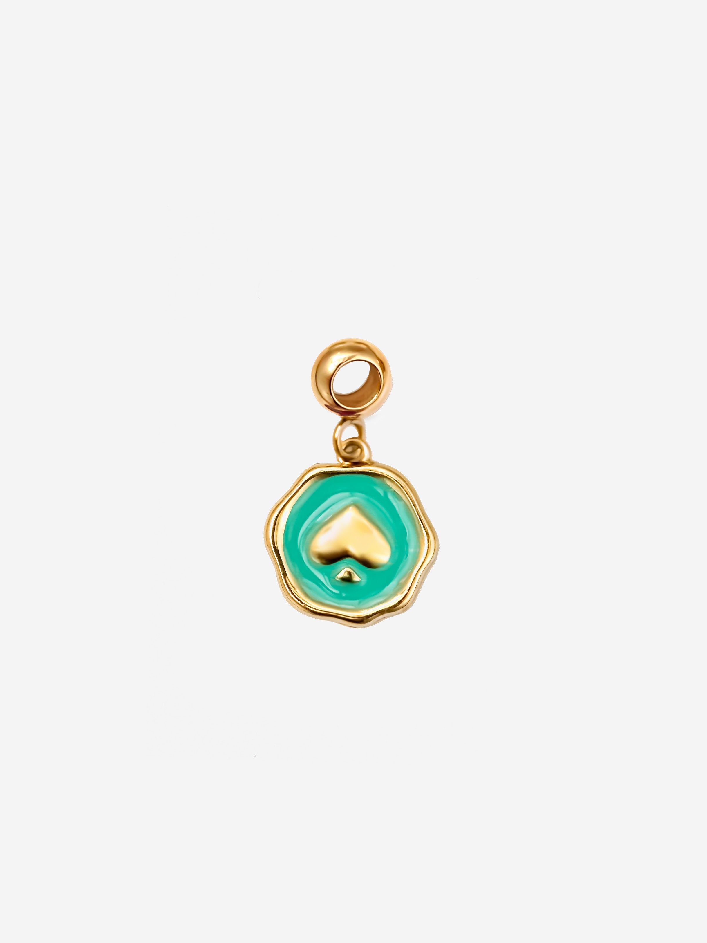 Turquoise Spade Charm (Small)