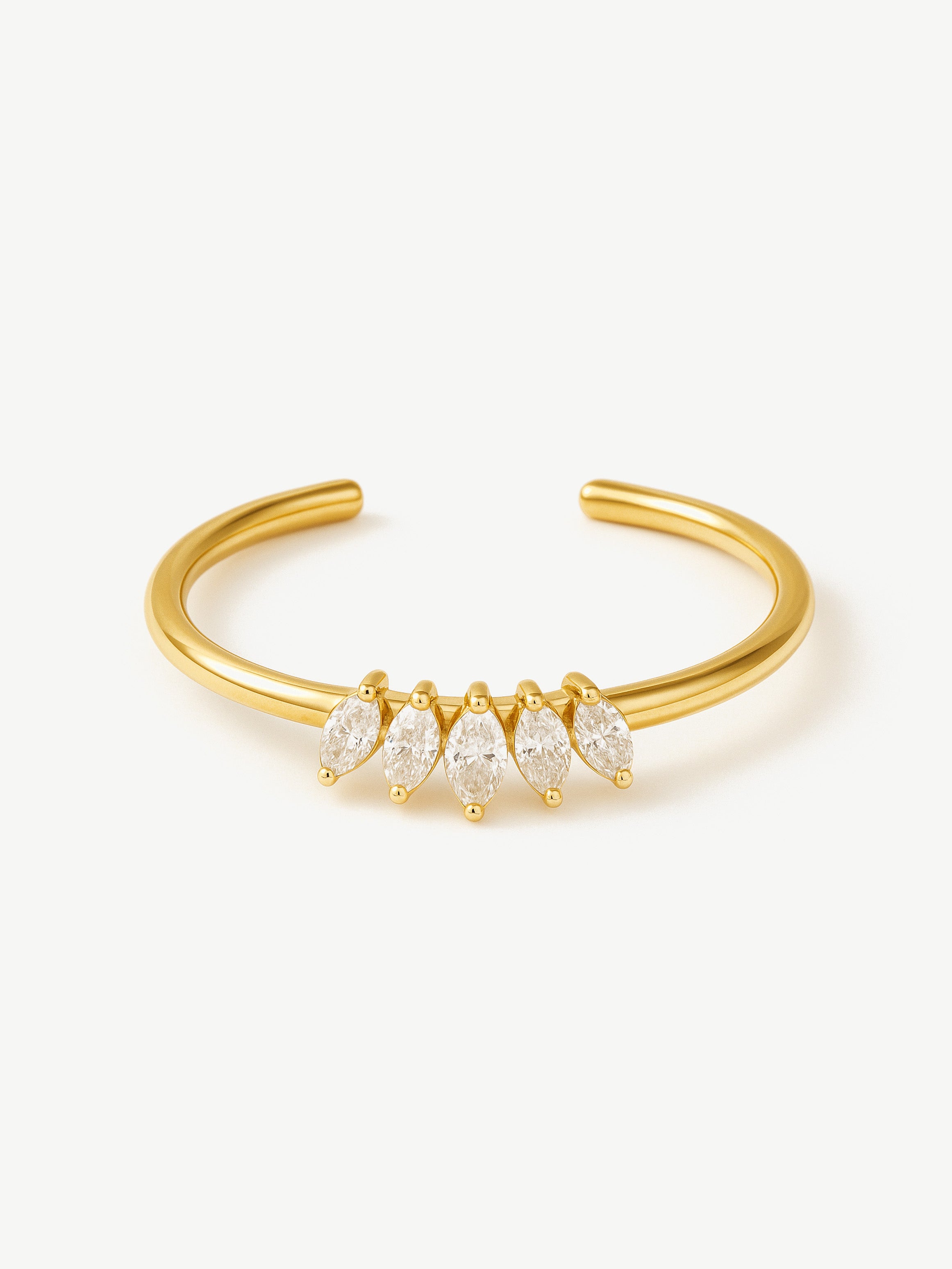Marquise Crown Ring - Adjustable