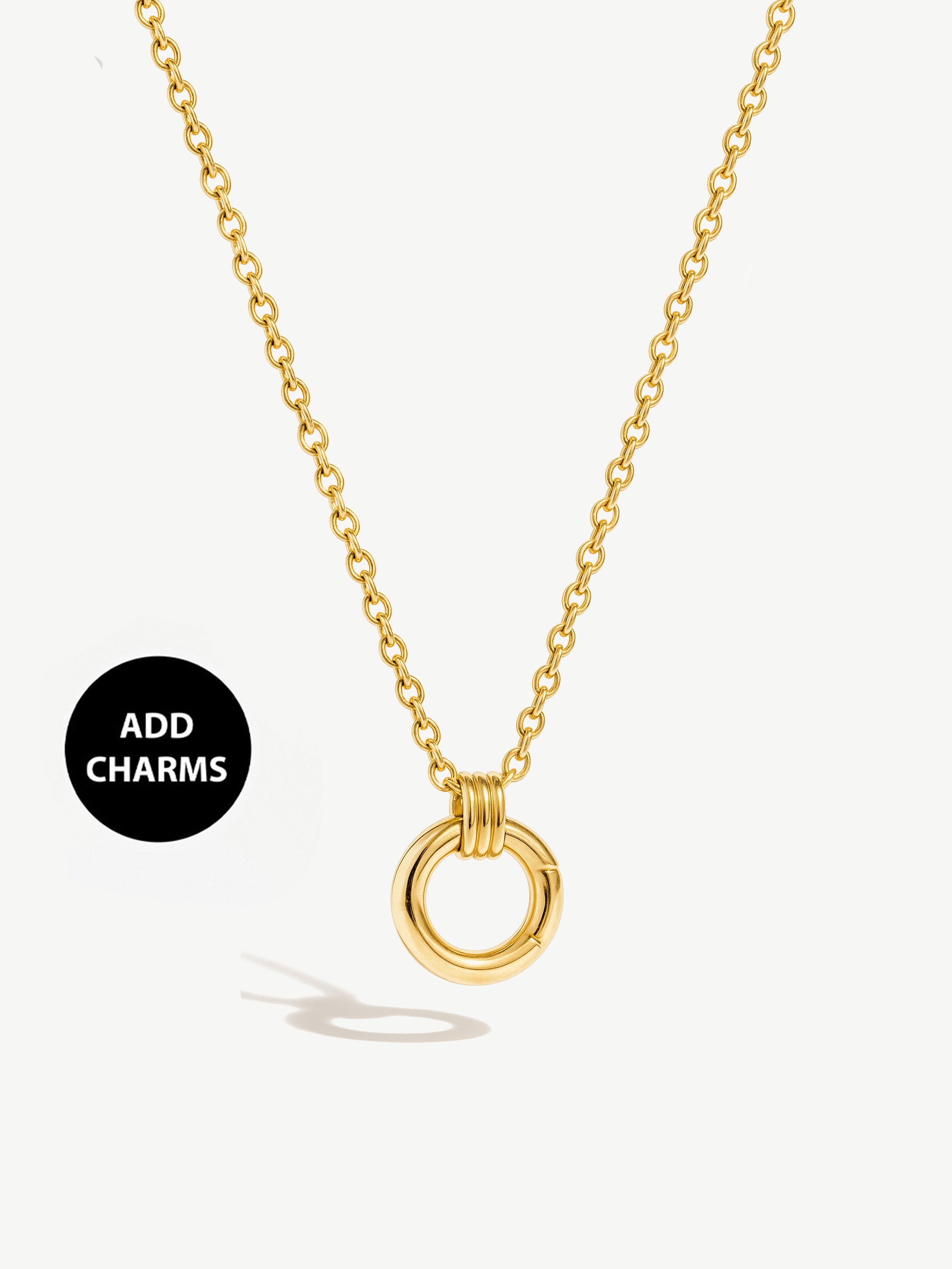 Rolo Chain For Charms (Small O-Clasp Pendant)