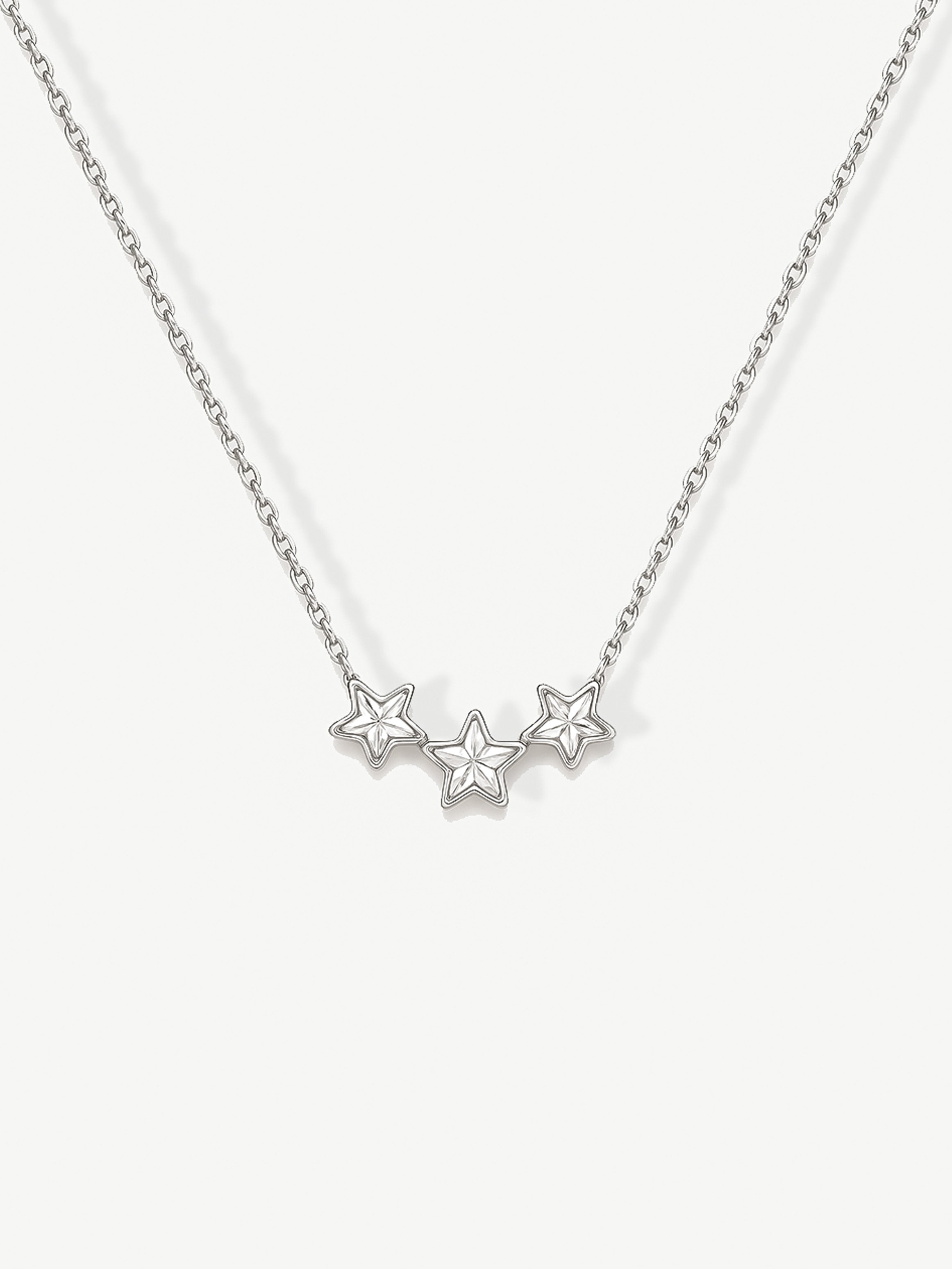 Dainty Three Stars Necklace
