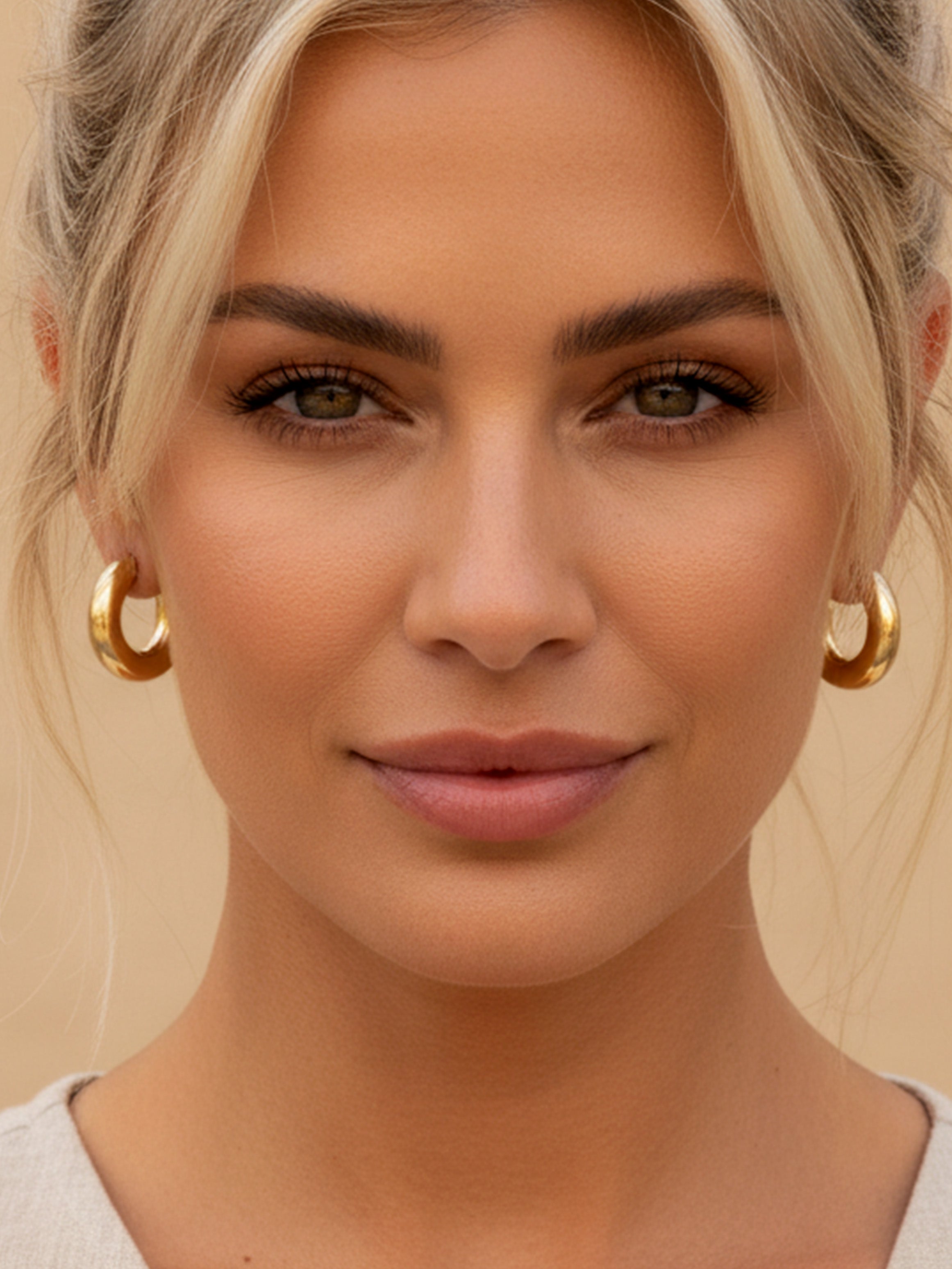 Chunky Small Hoop Earrings