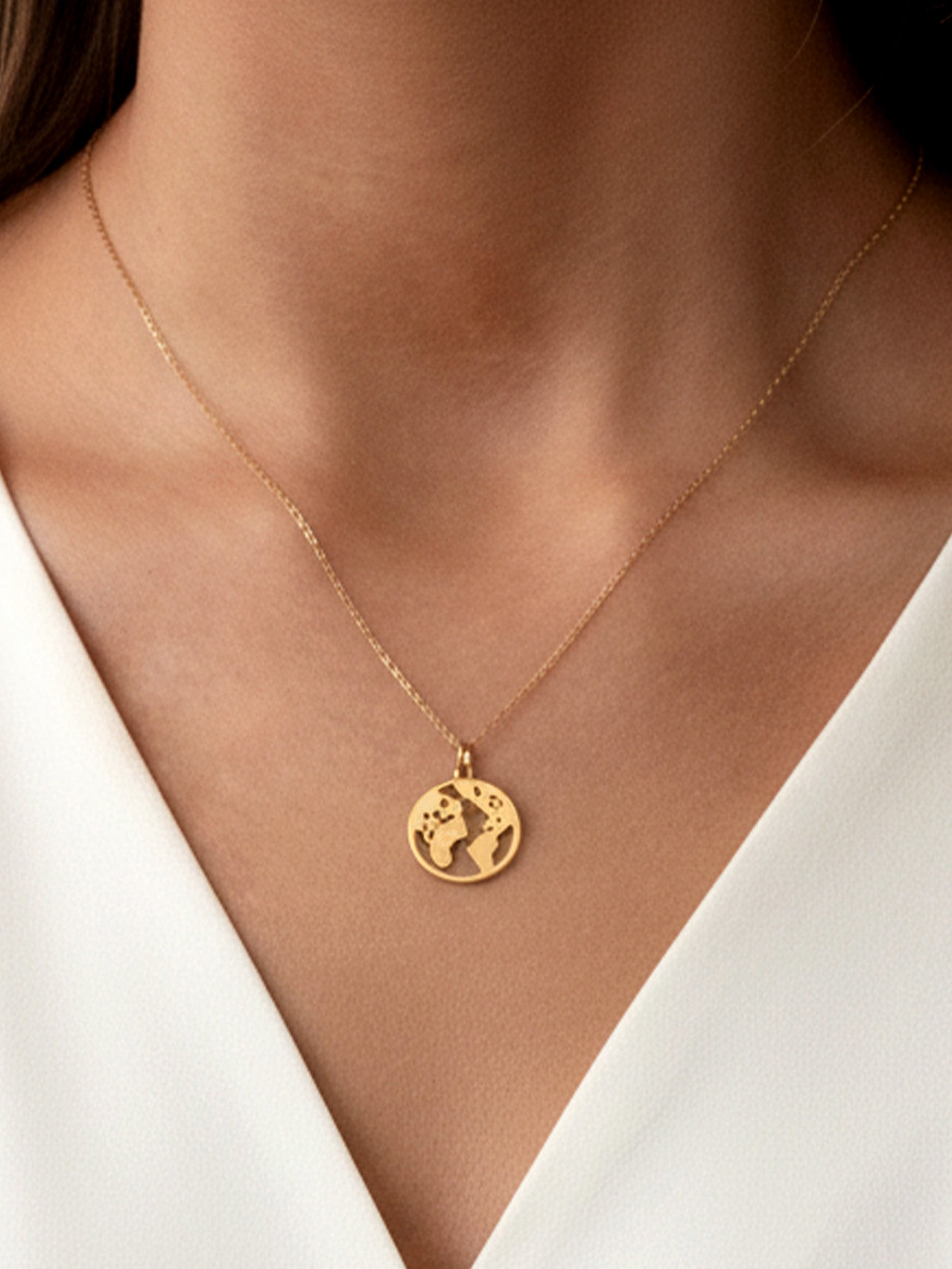 Globe Pendant Necklace