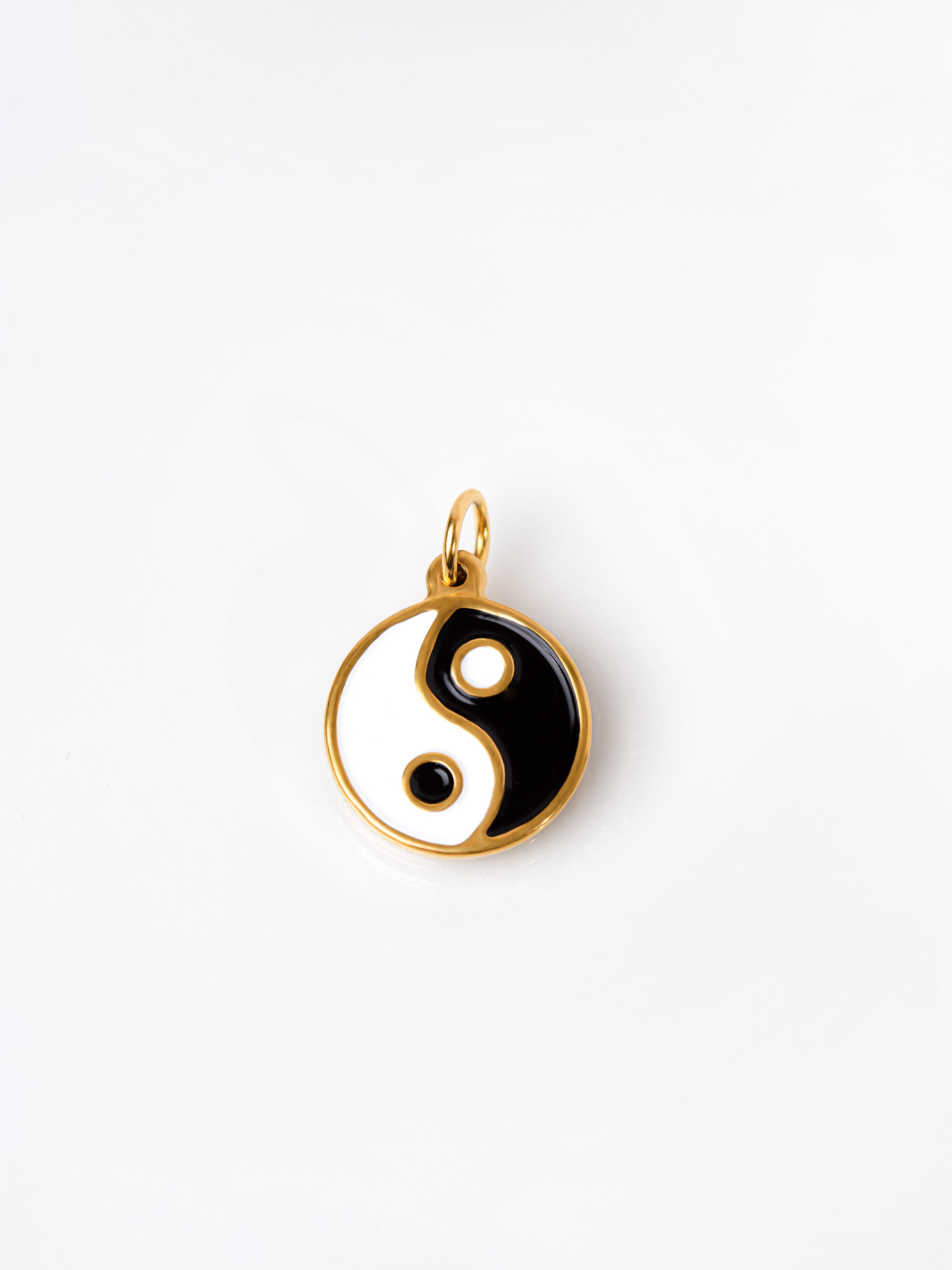 Gold Yin Yang Pendant / Charm