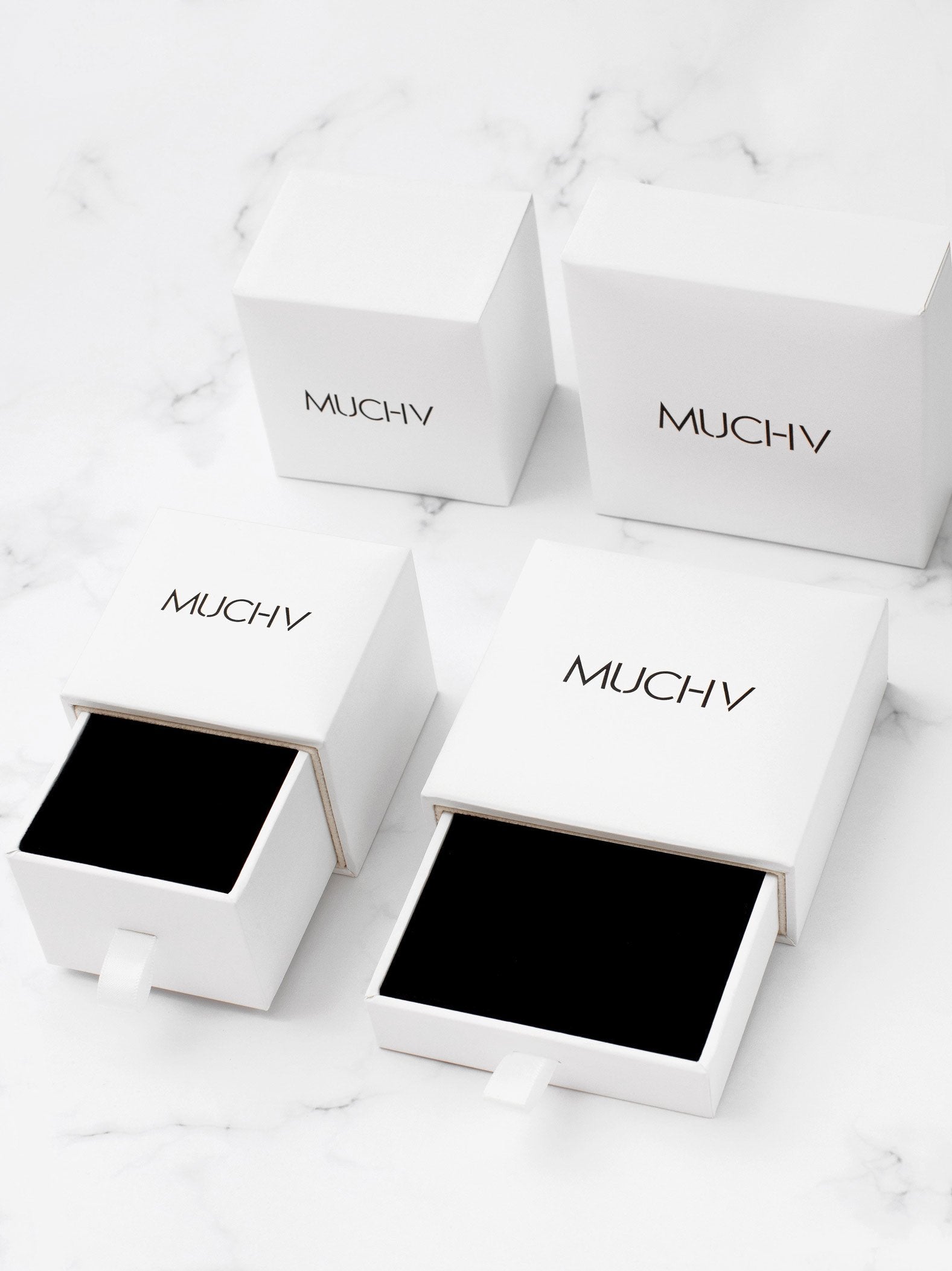 White gift packaging - Muchv Jewellery